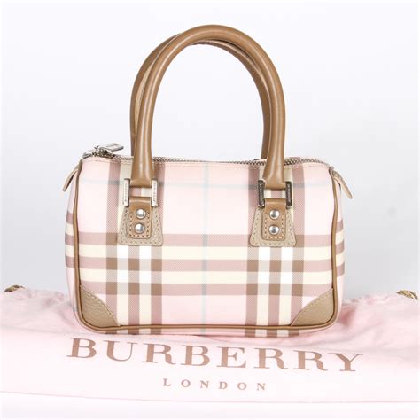 pink burberry handbag|burberry pink plaid handbag.